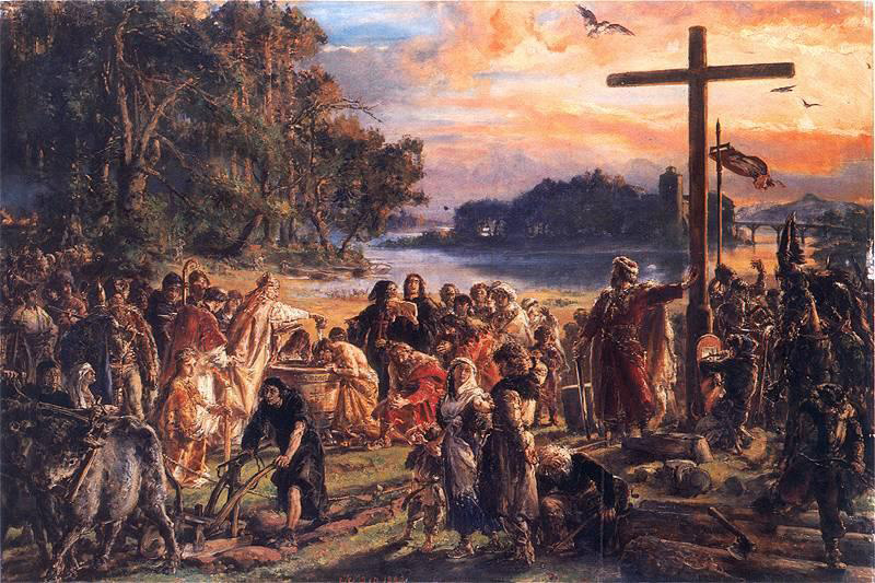 Christianization of Poland A.D. 965.